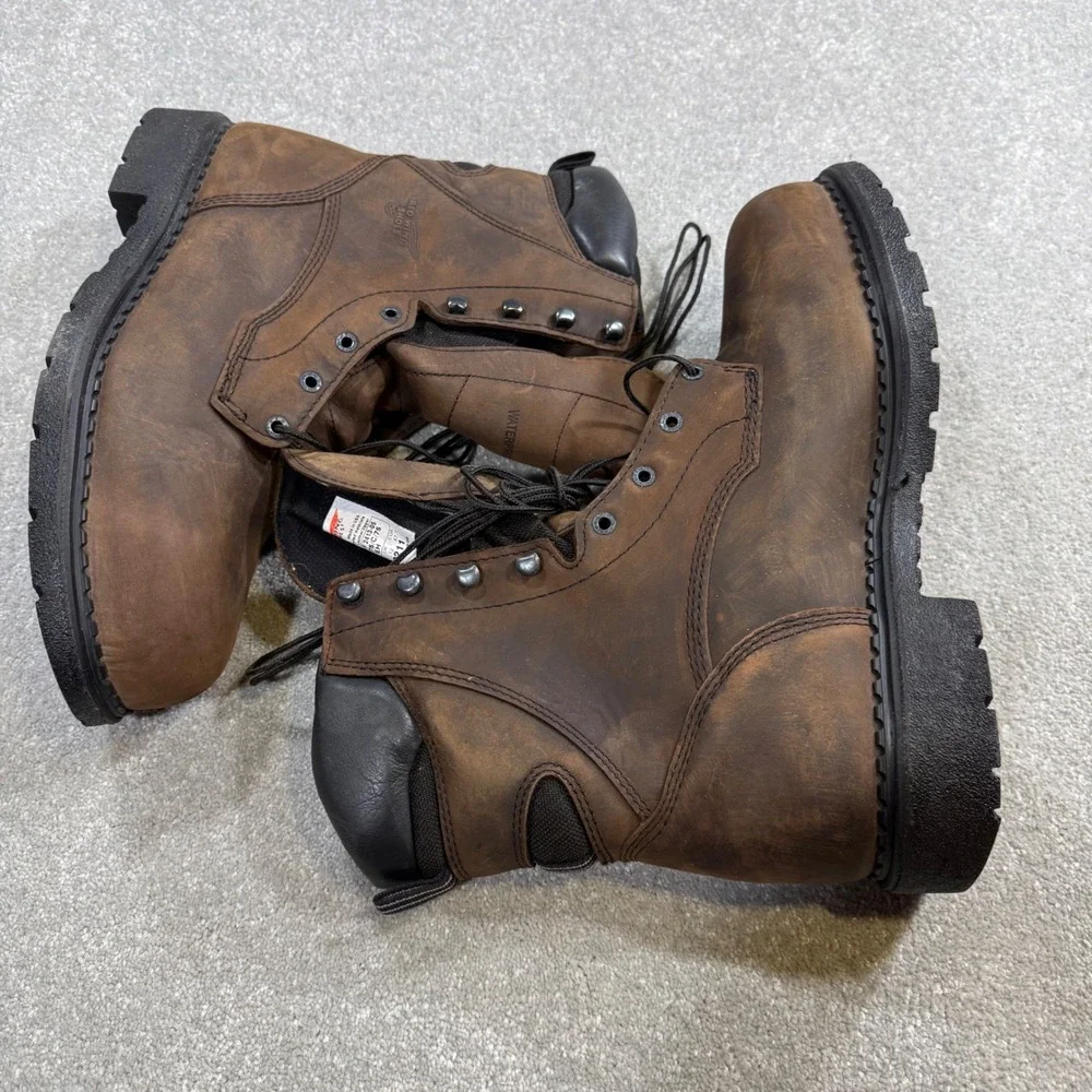 Red Wing 2211 Waterproof Safety Toe Work Boots 13D Leather 600G Thinsulate NIB